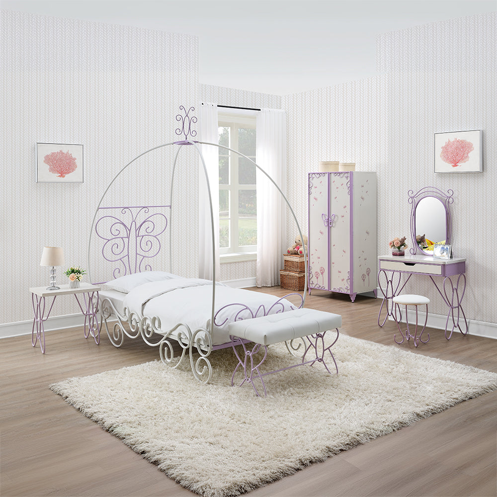 Priya II Twin Bed W/Canopy