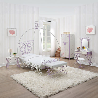 Priya II Twin Bed W/Canopy