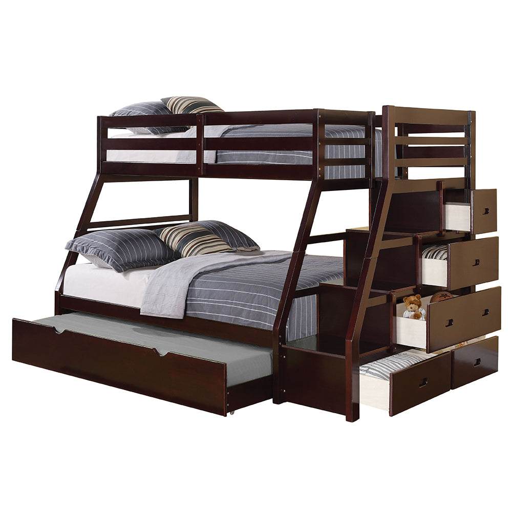 Jason Twin/Full Bunk Bed W/Trundle & Storage