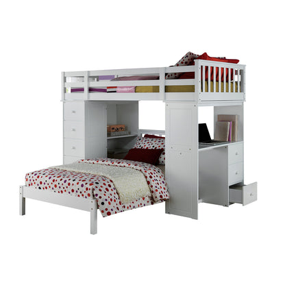 Freya Twin Loft Bed W/Storage