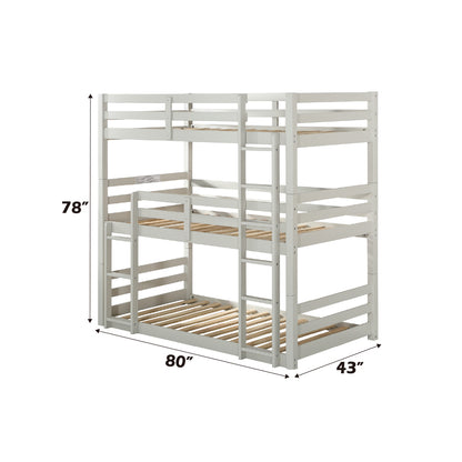 Ronnie Triple Twin Bunk Bed