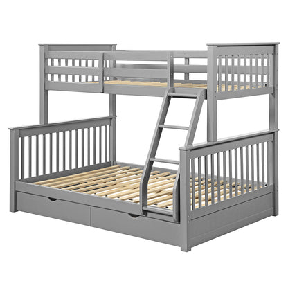 Haley II Twin/Full Bunk Bed W/Storage