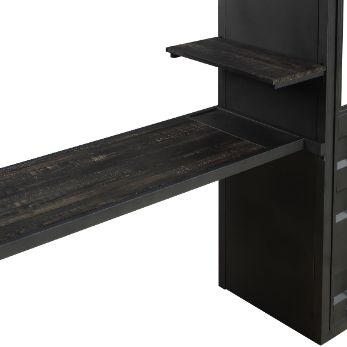 Cargo Twin Loft Bed W/Desk & Wardrobe