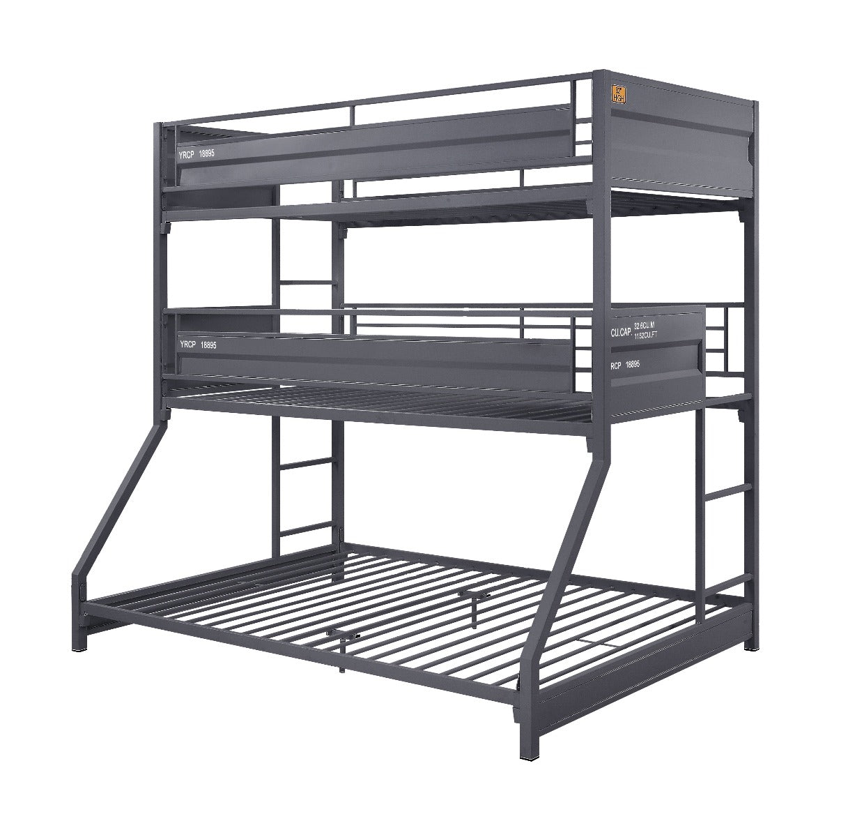 Cargo Twin/Twin/Full Bunk Bed