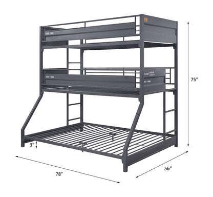 Cargo Twin/Twin/Full Bunk Bed