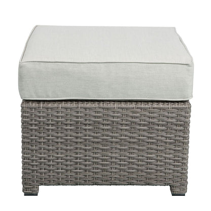 Salena Patio Sofa W/2 Pillows & Ottoman