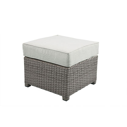 Salena Patio Sofa W/2 Pillows & Ottoman