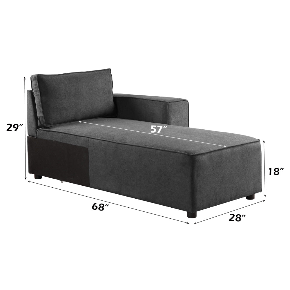 Silvester Modular - Chaise W/2 Pillows