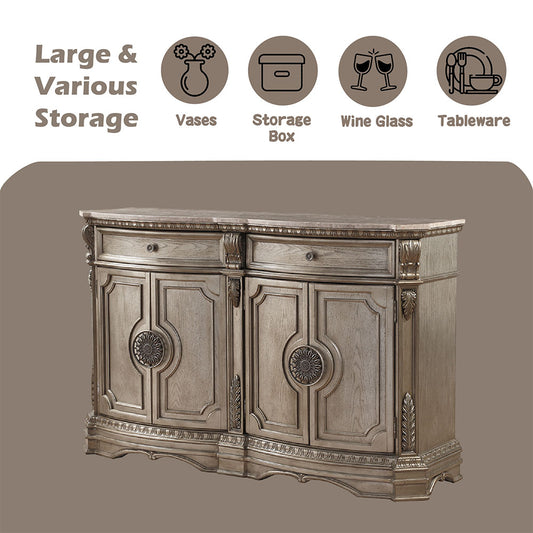 Northville Server W/Marble Top