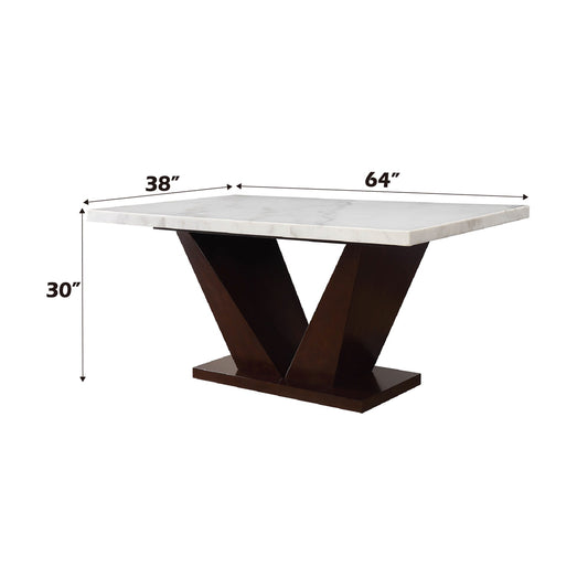 Forbes Dining Table W/Marble Top