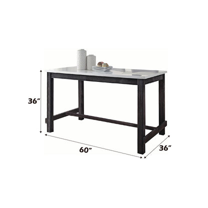 Yelena Counter Height Table W/Marble Top