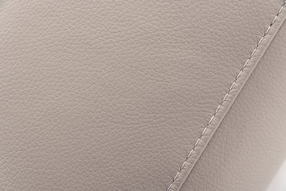 Lamod Italia Villeneuve - Italian Modern Light Grey Leather Right Facing Sectional Sofa