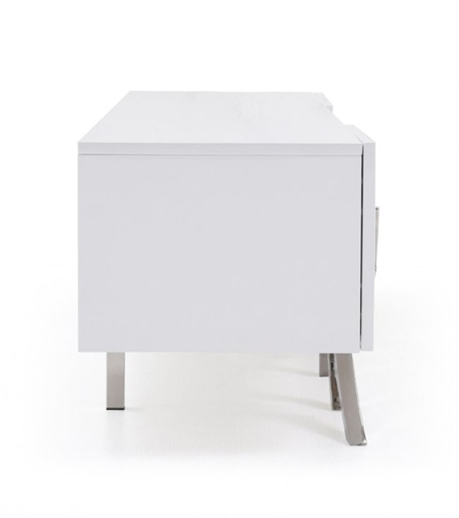 Modrest Legend - 87"-Wide Modern White TV Stand