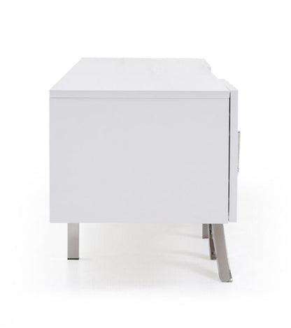 Modrest Legend - 87"-Wide Modern White TV Stand