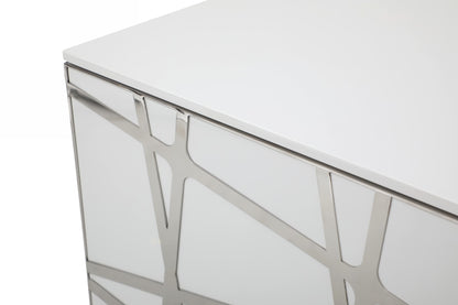 Modrest Kilson - Modern White TV Stand