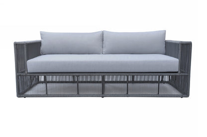 Renava Whimsy - Modern Outdoor Light Grey & Dark Grey Sofa Set