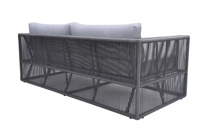 Renava Whimsy - Modern Outdoor Light Grey & Dark Grey Sofa Set