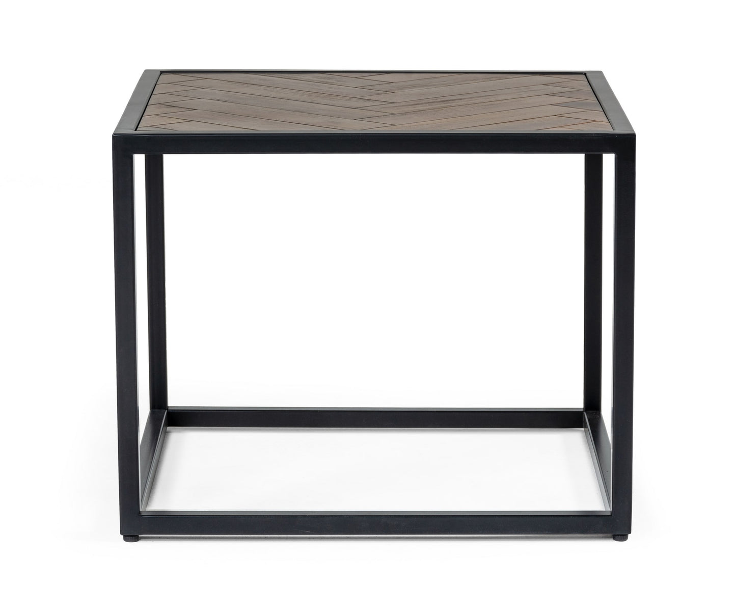 Modrest Pasada - Industrial Brown Acacia End Table