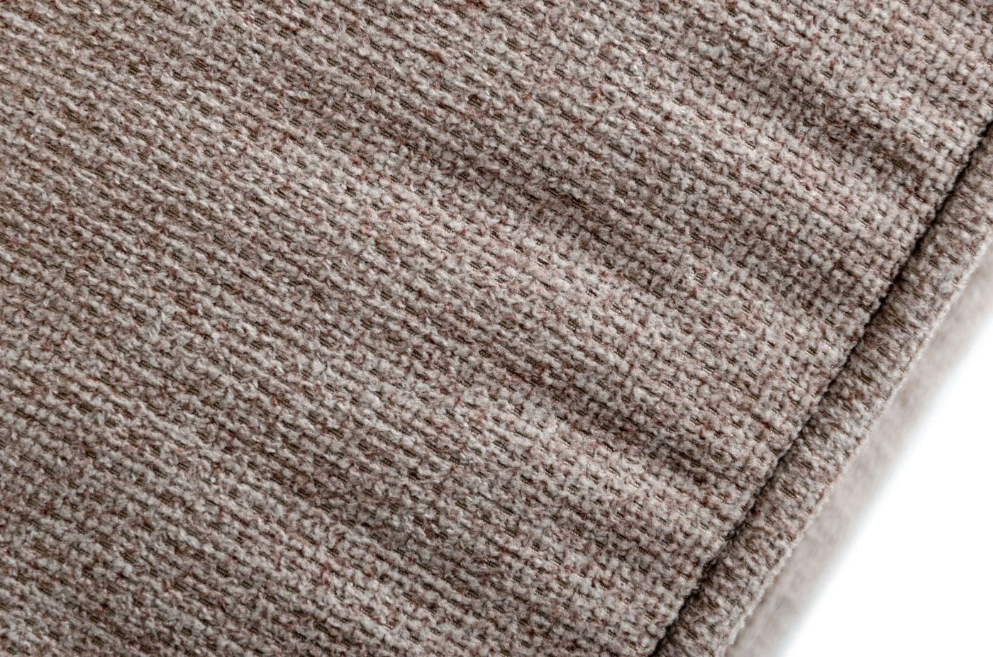 Divani Casa Lloyd - Modern Light BrownFabric Sectional with Three Recliners