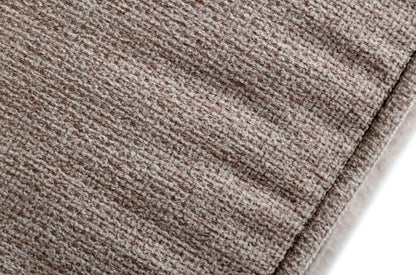 Divani Casa Lloyd - Modern Light BrownFabric Sectional with Three Recliners