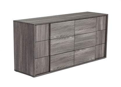 Nova Domus Asus - Italian Modern Elm Grey Bedroom Set