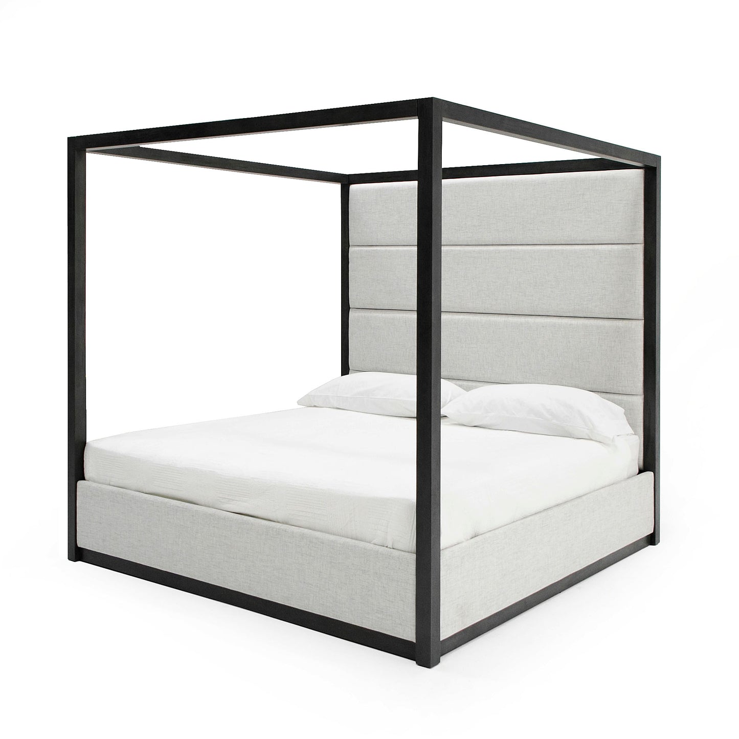 Modrest Manhattan - Contemporary Canopy Grey Bed