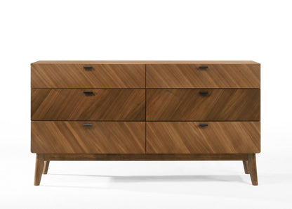 Nova Domus Kamela -Modern Walnut Bedroom Set