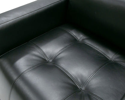 Divani Casa Schmidt - Modern Black Leather Chair