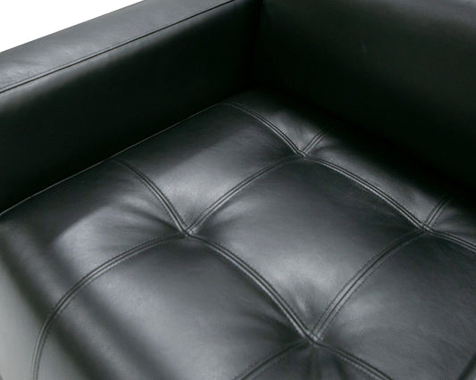 Divani Casa Schmidt - Modern Black Leather Chair