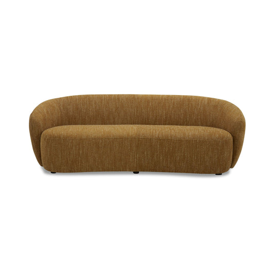 Divani Casa Norris - Modern Mustard Fabric Sofa
