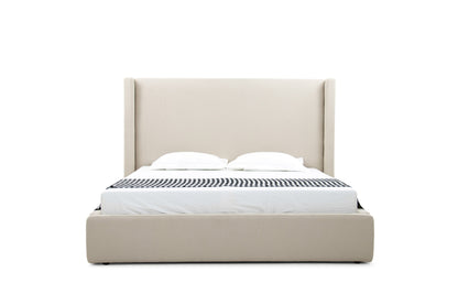 Modrest Byrne - Modern Beige Fabric Bed