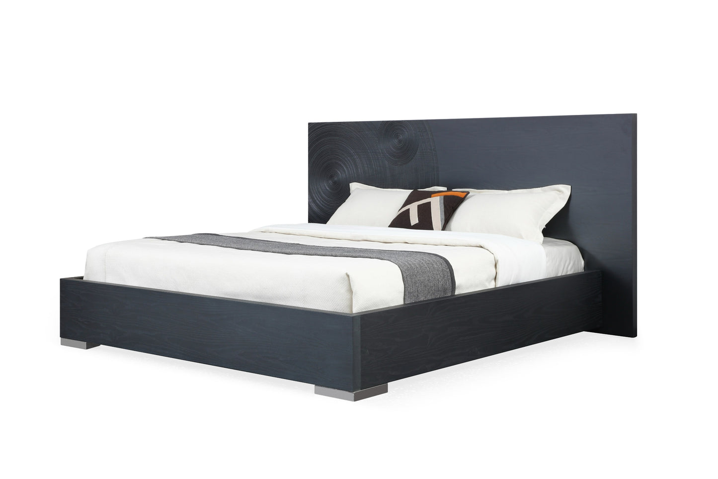 Lamod Cirque - Modern Black Ash Bed