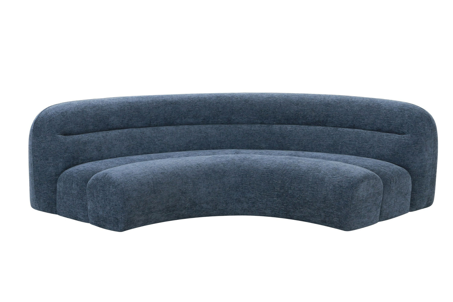 Divani Casa Forman - Modern Blue Fabric Modular Corner Sectional Seat
