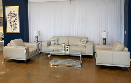 Modrest Braxton - Contemporary Clear Wave Glass Coffee Table