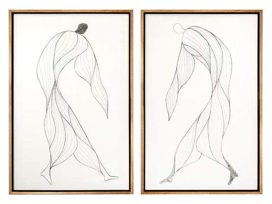 Modrest Gehen - Modern Painting Set of 2