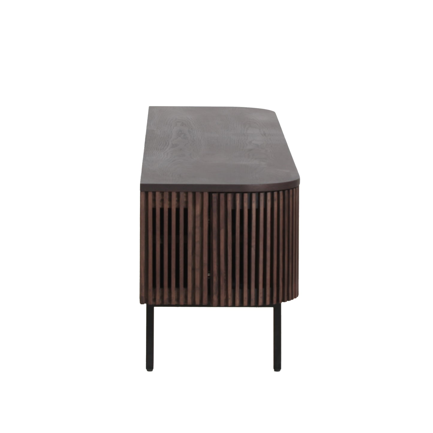 Modrest Clifton - Modern Smoked Ash Tall TV Stand