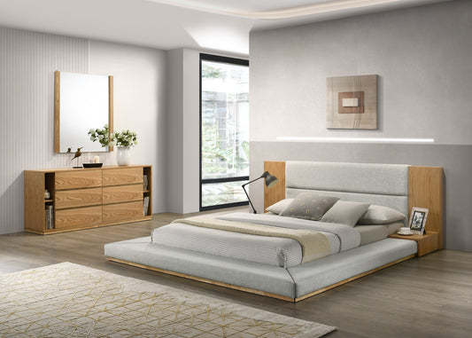 Nova Domus Jagger Modern Natural Oak Bedroom Set