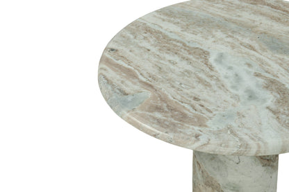 Modrest Isaac - Modern Natural Marble Round Coffee Table