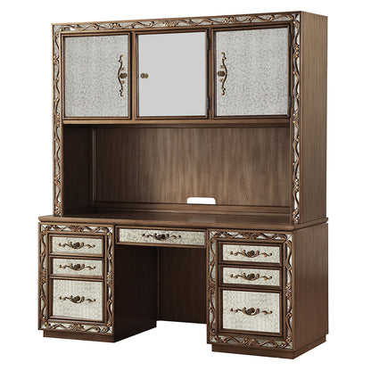 Orianne Executive Computer Desk W/Hutch