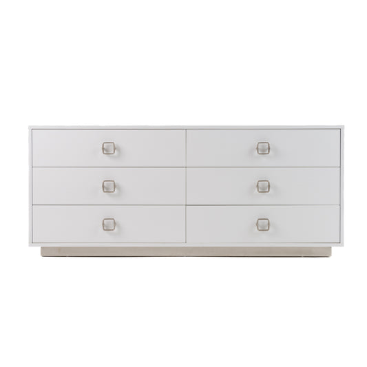 A&X Victoria - Modern White Crocodile Dresser