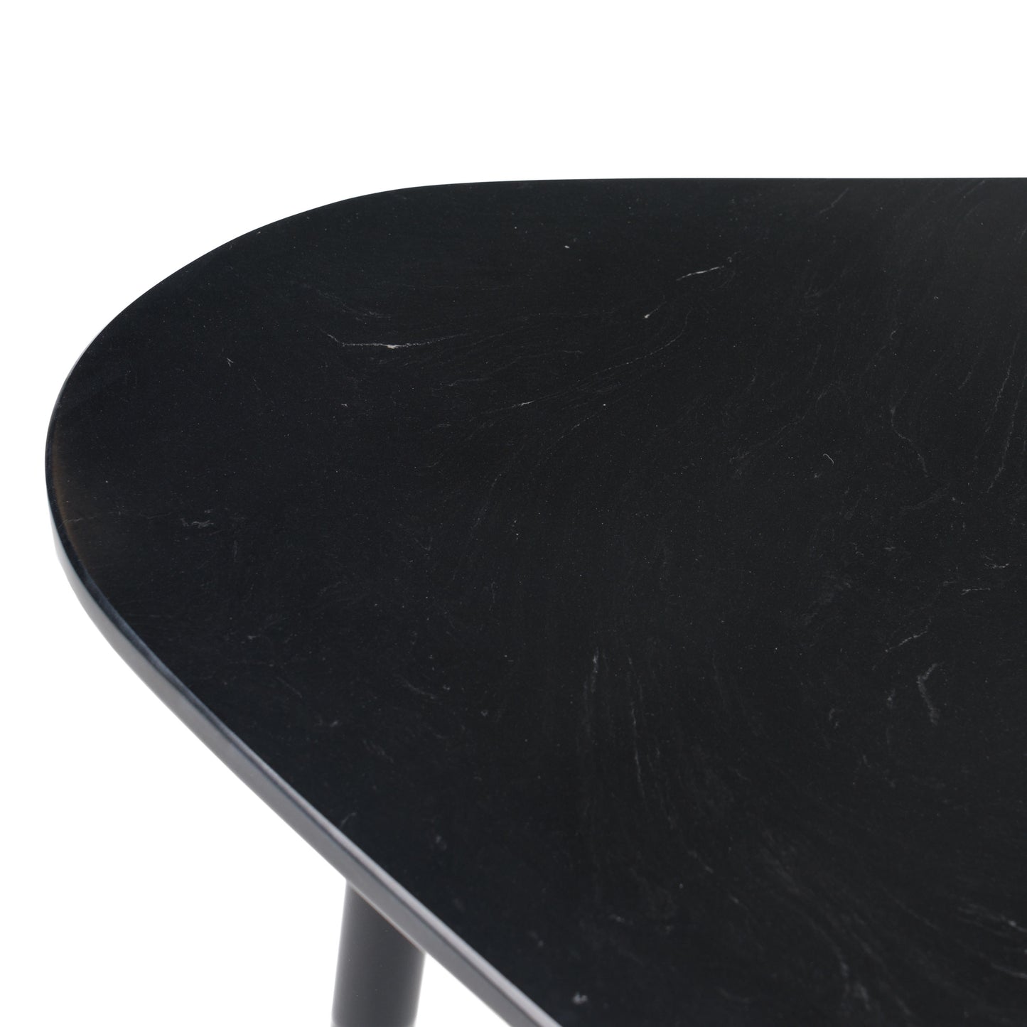Modrest Andros - Black Marble + Black Metal Coffee Table