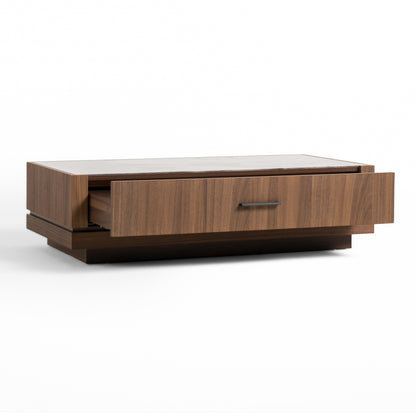 Nova Domus Bailey- Modern Walnut Rectangular Coffee Table