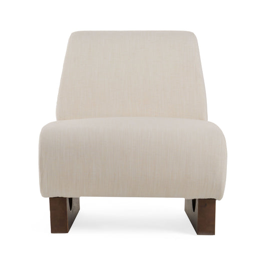 Modrest Barbara Modern Off White Accent Chair