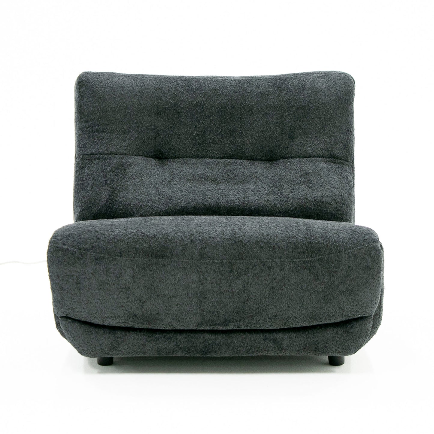 Divani Casa Basil - Modern Dark Grey Fabric Large Electric Recliner Chair