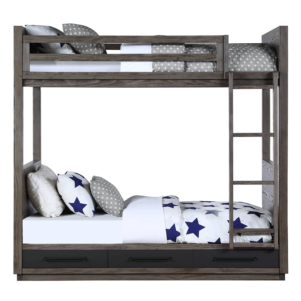 Estevon Twin/Twin Bunk Bed W/Storage