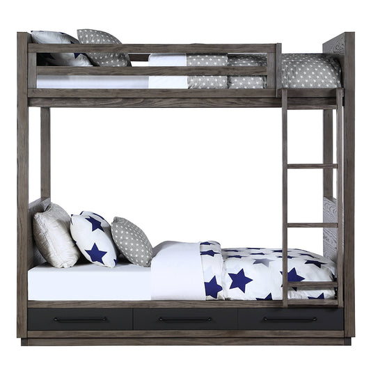 Estevon Twin/Twin Bunk Bed W/Storage