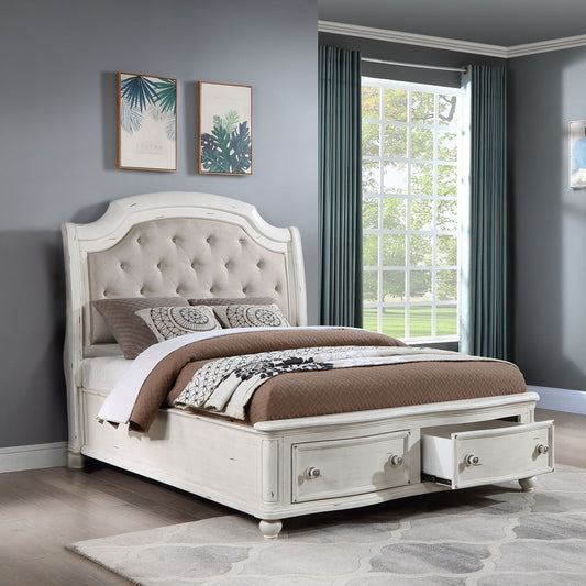 Jaqueline Queen Bed W/Storage