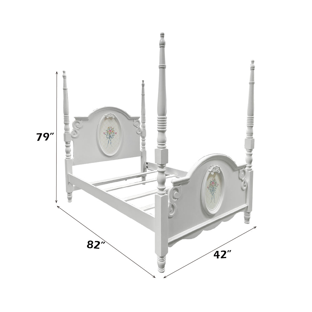 Flora Twin Bed W/Poster