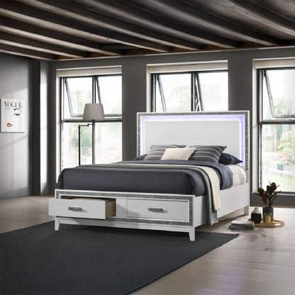 Haiden EK Bed W/Led & Storage