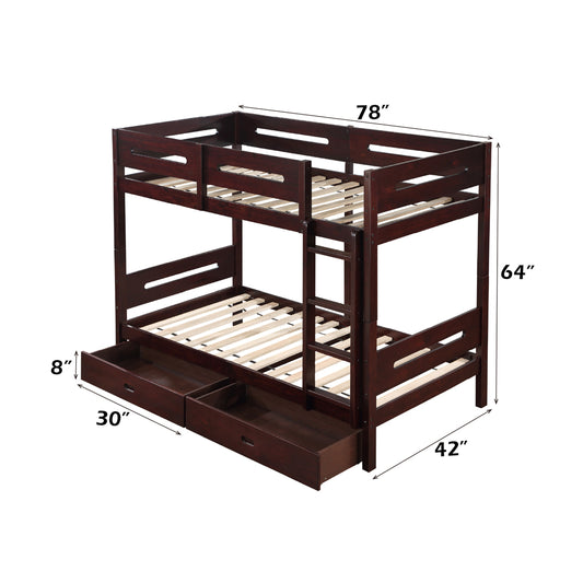 Nissa Twin/Twin Bunk Bed
